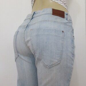 ZARA Jeans Light Blue Relaxed Denim Size 8